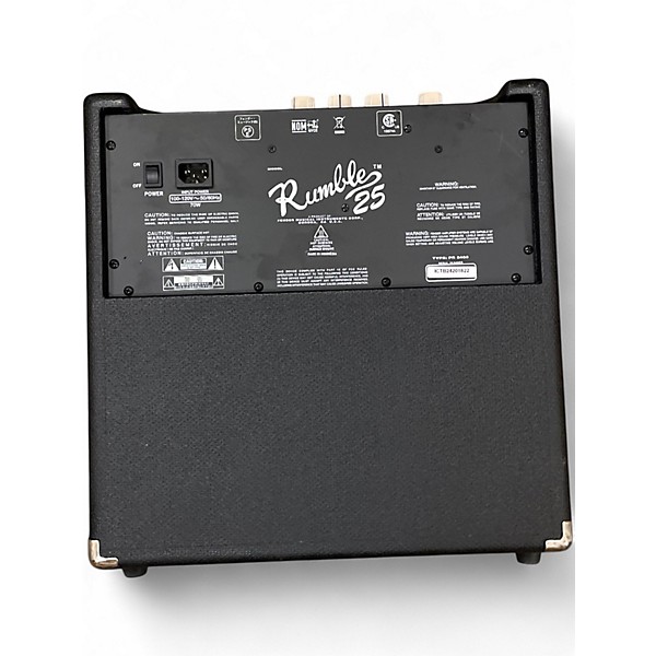 Used Fender Rumble 25 25W 1x8 Bass Combo Amp