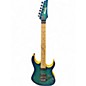 Used Ibanez RG652AHMFX NEBULA GREEN BURST Solid Body Electric Guitar thumbnail
