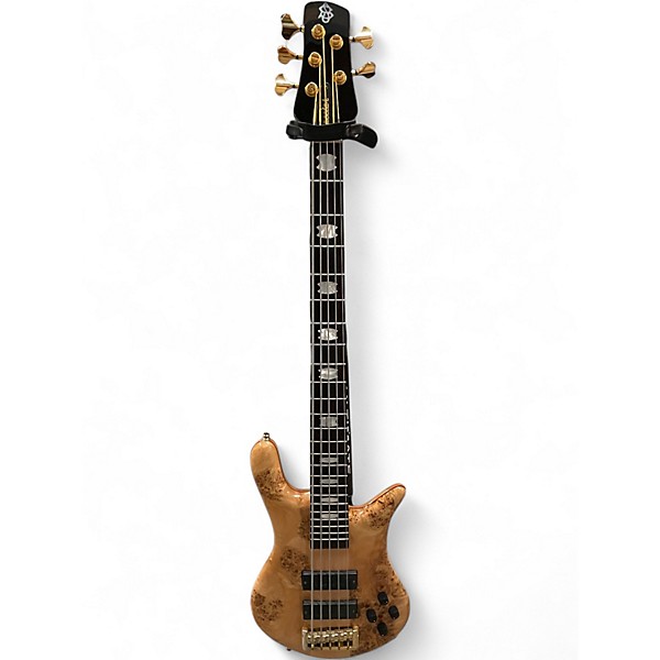 Used Spector Euro 5LX POPLAR BURL Electric Bass Guitar