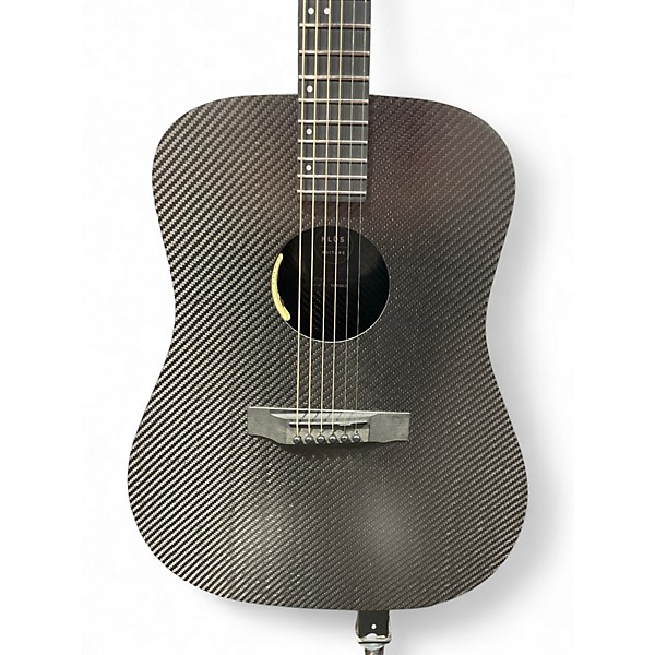 Used Klos Full Carbon Dreadnought Black Acoustic Guitar