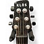 Used Klos Full Carbon Dreadnought Black Acoustic Guitar