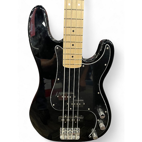 Used Squier Affinity Precision Bass Black Electric Bass Guitar