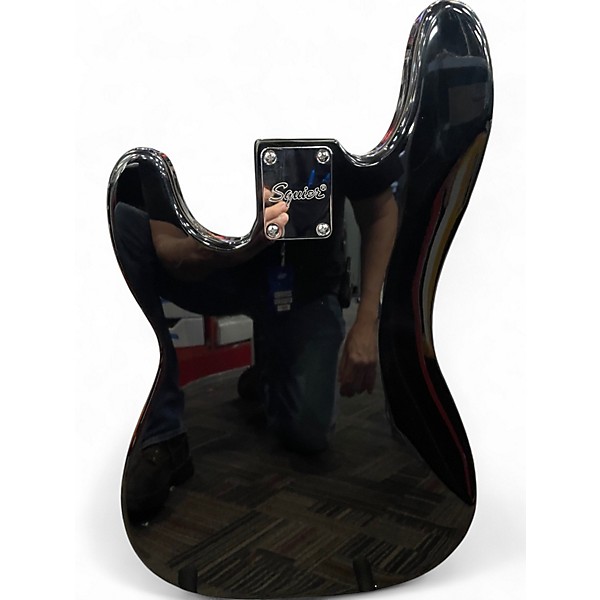 Used Squier Affinity Precision Bass Black Electric Bass Guitar