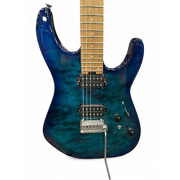 Used Charvel DK24 CHLORINE BLUE Solid Body Electric Guitar