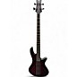 Used Schecter Guitar Research STUDIO 4 Trans Purple Electric Bass Guitar thumbnail