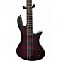 Used Schecter Guitar Research STUDIO 4 Trans Purple Electric Bass Guitar