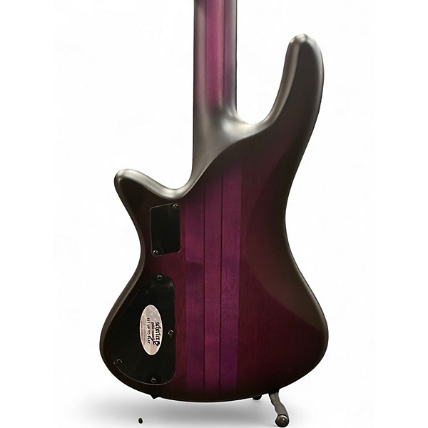 Used Schecter Guitar Research STUDIO 4 Trans Purple Electric Bass Guitar
