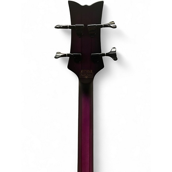 Used Schecter Guitar Research STUDIO 4 Trans Purple Electric Bass Guitar