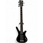 Used Warwick Corvette Double Buck 5 String Trans Black Electric Bass Guitar