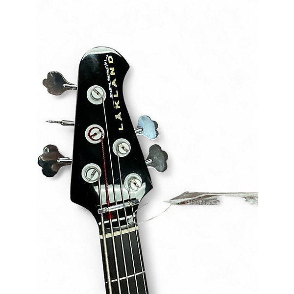 Used Lakland 55-02 Skyline Series 5 String Black Electric Bass Guitar