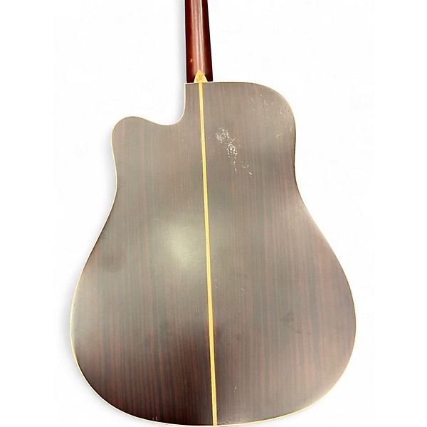 Used Morgan Monroe CD500DCE Dark Cherry Burst Acoustic Electric Guitar