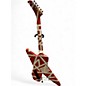 Used EVH Striped Series Shark Burgundy Solid Body Electric Guitar