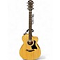 Used Taylor 114CE Natural Acoustic Electric Guitar thumbnail