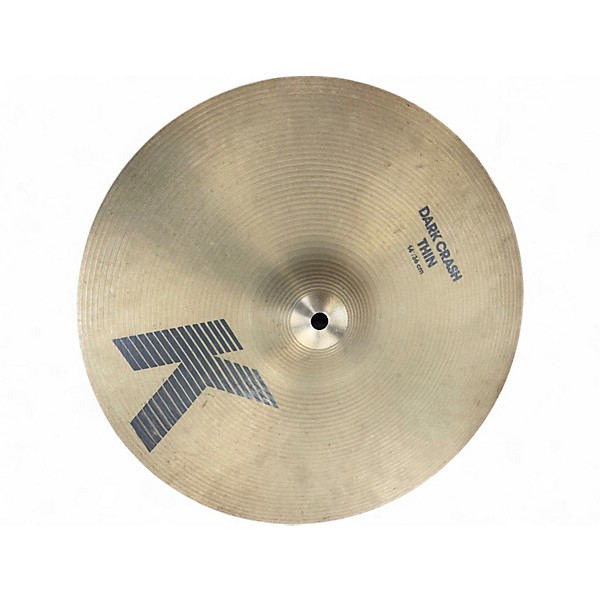 Used Zildjian 14in K Thin Dark Crash Cymbal