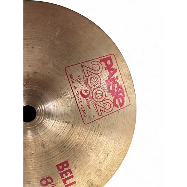 Used Paiste 8in 2002 Bell Cymbal