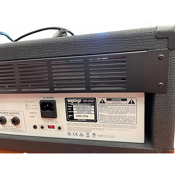 Used Orange Amplifiers super crush 100 Solid State Guitar Amp Head