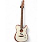 Used Fender Acoustasonic Player Telecaster artic white Acoustic Electric Guitar thumbnail