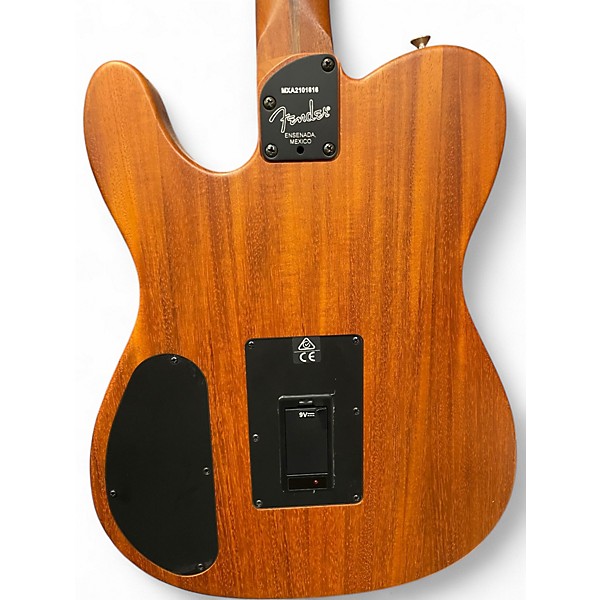 Used Fender Acoustasonic Player Telecaster artic white Acoustic Electric Guitar