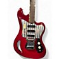Vintage 1960s Teisco DEL REY Candy Apple Red Solid Body Electric Guitar