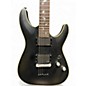 Used Schecter Guitar Research Damien Platinum 6 Satin Black Solid Body Electric Guitar