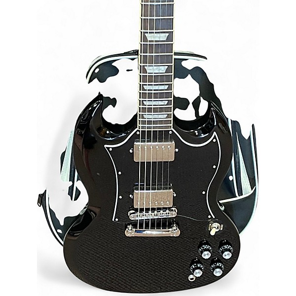 Used Epiphone Inspired by Gibson SG Ebony Solid Body Electric Guitar