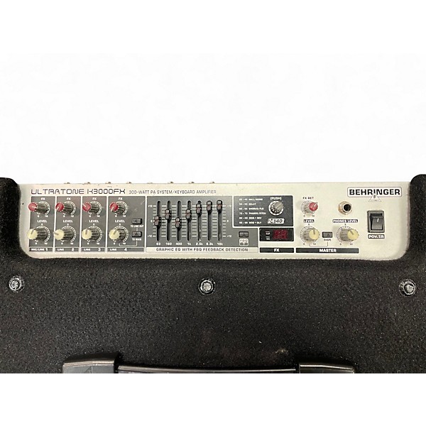 Used Behringer K3000FX 300W Keyboard Amp