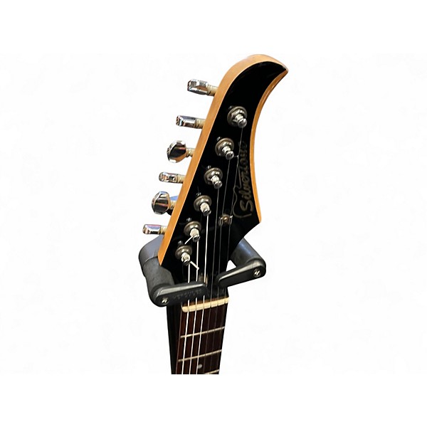 Used Silvertone St Style Black Solid Body Electric Guitar