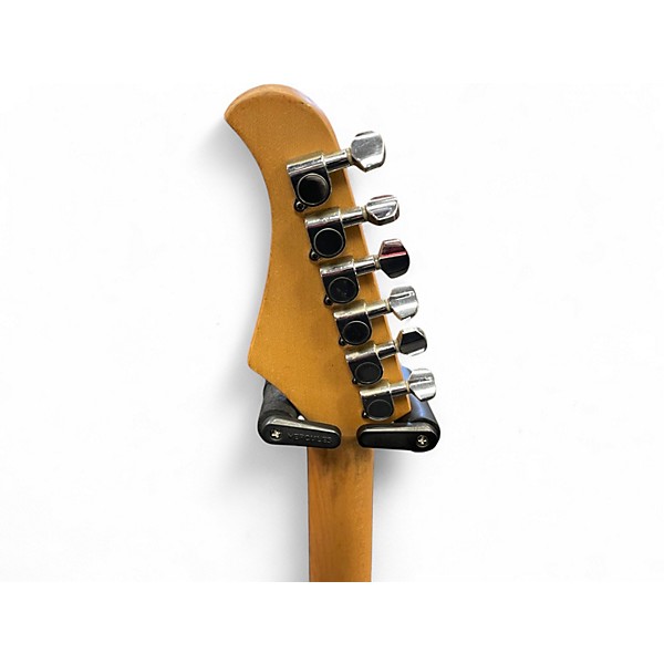 Used Silvertone St Style Black Solid Body Electric Guitar