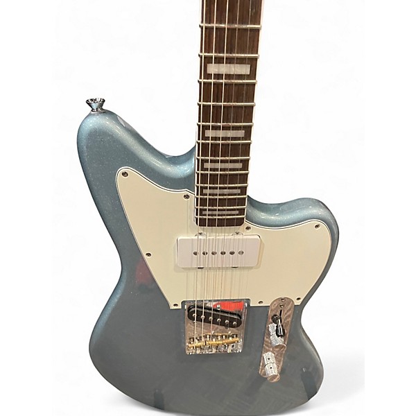 Used Squier LIMITED EDITION PARANORMAL OFFSET TELECASTER Ice Blue Metallic Solid Body Electric Guitar