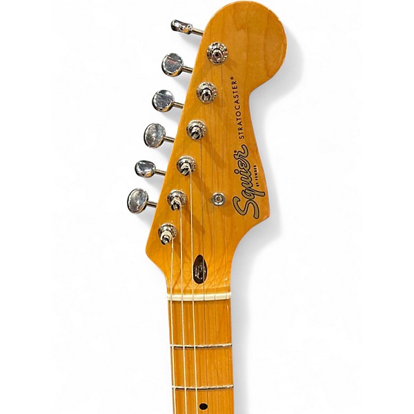 Used Squier Classic Vibe 1950S Stratocaster White Blonde Solid Body Electric Guitar