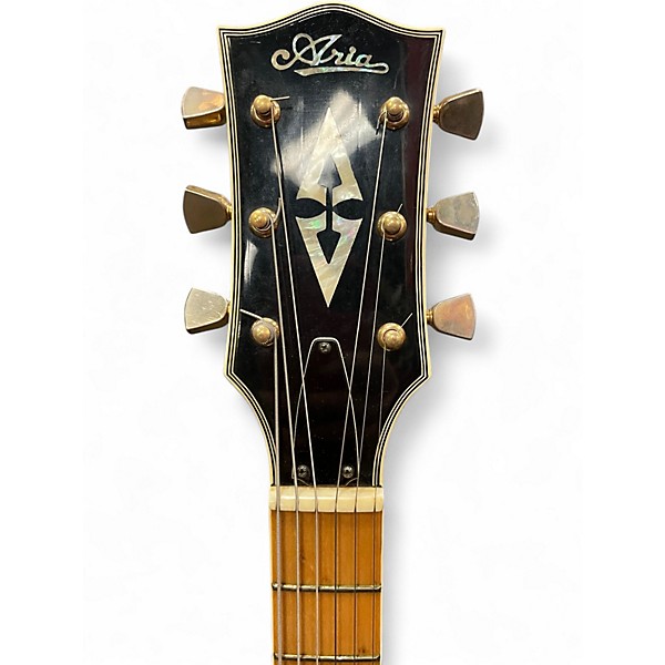 Used Aria LP Custom Blonde Solid Body Electric Guitar