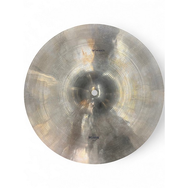 Used Wuhan 14in Hi Hat Pair Cymbal