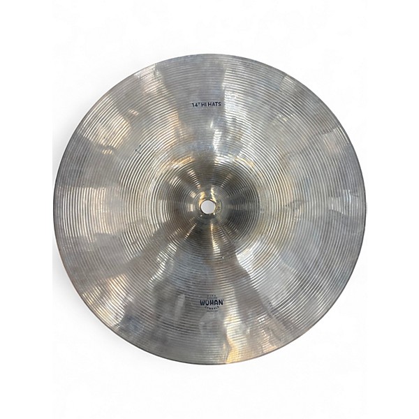 Used Wuhan 14in Hi Hat Pair Cymbal