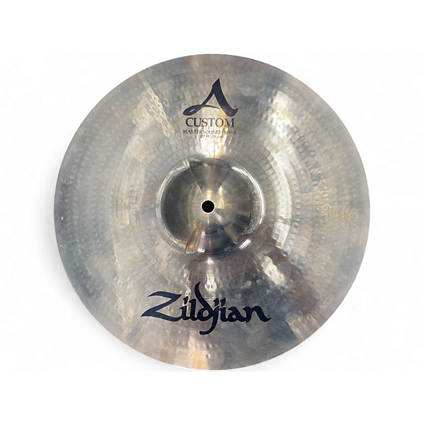 Used Zildjian 14in A Custom Mastersound Hi Hat Pair Cymbal