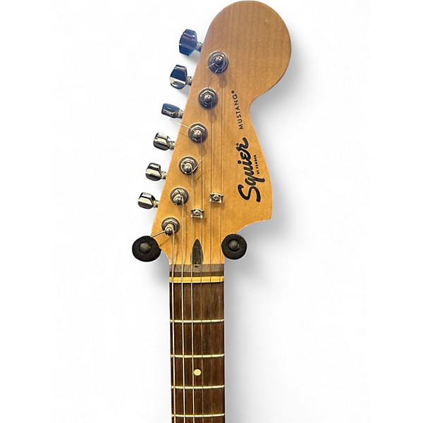 Used Squier Bullet Mustang HH Alpine White Solid Body Electric Guitar