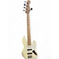 Used Squier Affinity Jazz Bass V 5 String White Electric Bass Guitar thumbnail