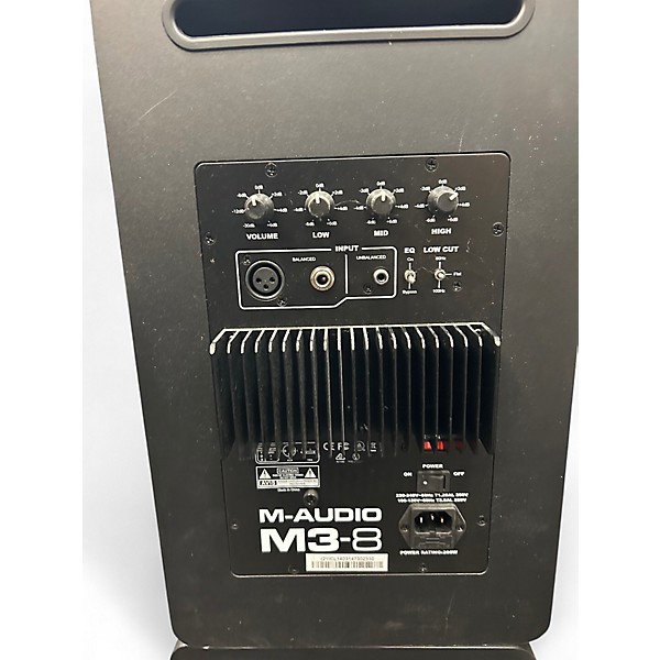 Used M-Audio M3-8 THREE WAY MONITOR Powered Monitor