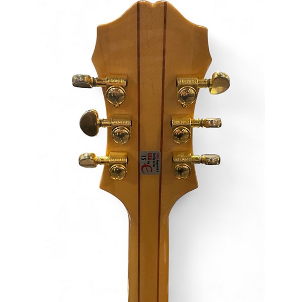 Used Epiphone Sheraton II Natural Hollow Body Electric Guitar