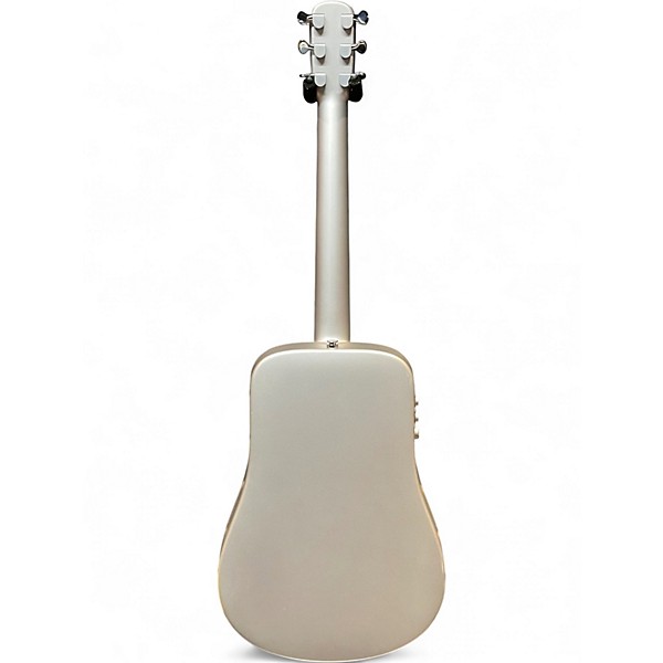 Used LAVA MUSIC ME Air Carbon Fiber 36in Silver Acoustic Electric Guitar