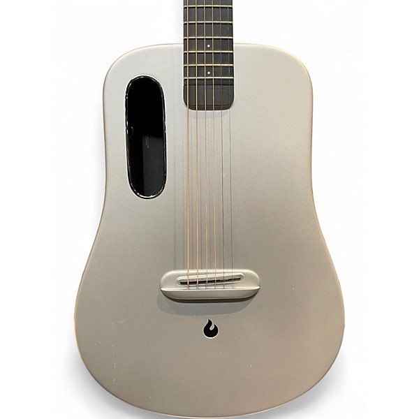 Used LAVA MUSIC ME Air Carbon Fiber 36in Silver Acoustic Electric Guitar