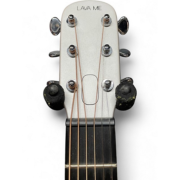 Used LAVA MUSIC ME Air Carbon Fiber 36in Silver Acoustic Electric Guitar