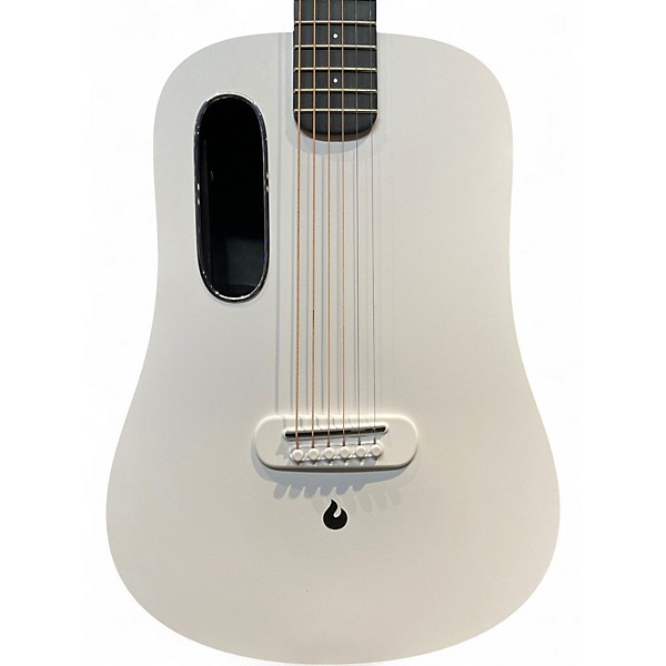 Used LAVA MUSIC ME Play 36in Blue-Frost White Acoustic Electric Guitar
