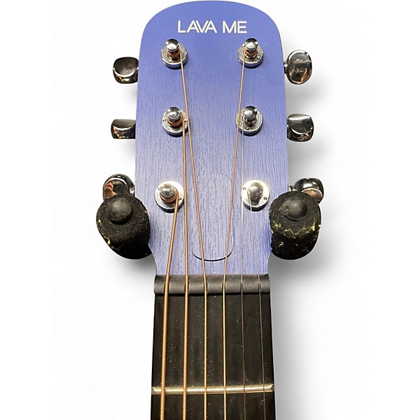 Used LAVA MUSIC ME Play 36in Blue-Frost White Acoustic Electric Guitar