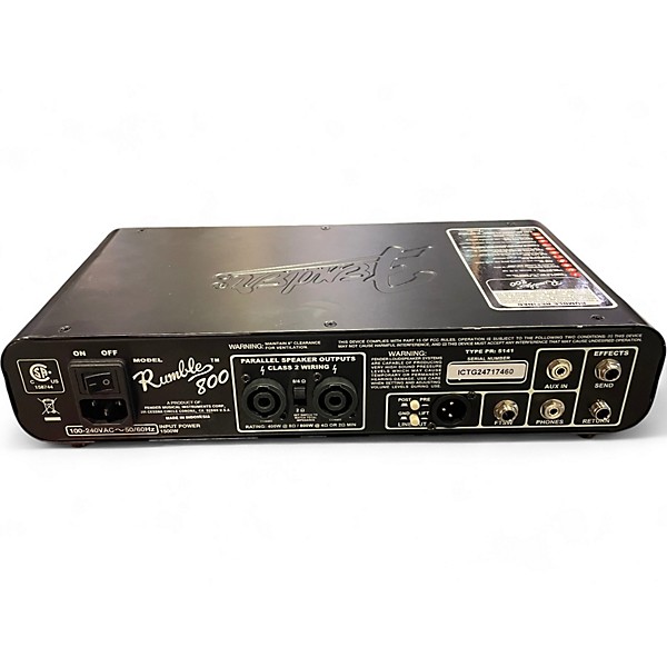 Used Fender RUMBLE 800 Bass Amp Head