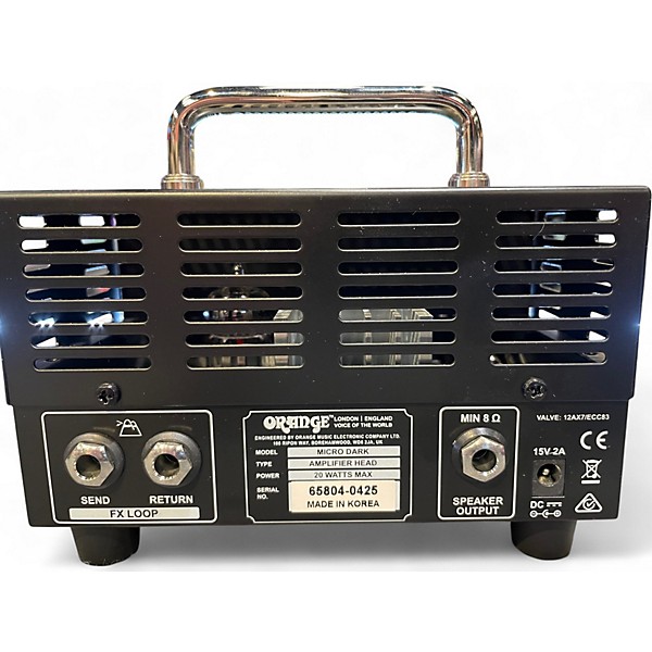 Used Orange Amplifiers Micro Dark 20W Tube Guitar Amp Head