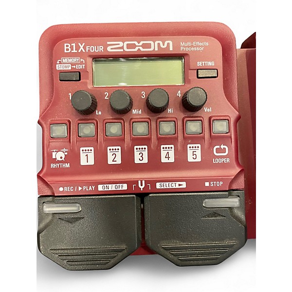 Used Zoom B1X Four Bass Effect Processor