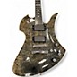 Used B.C. Rich Pro X Mockingbird Black Burl Solid Body Electric Guitar