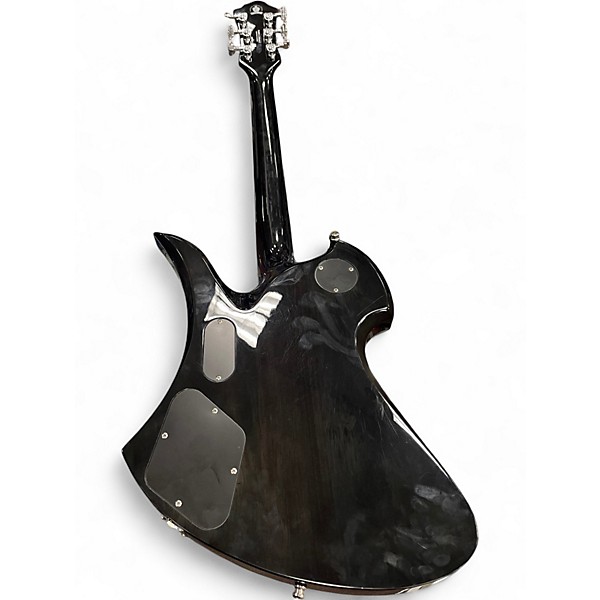 Used B.C. Rich Pro X Mockingbird Black Burl Solid Body Electric Guitar