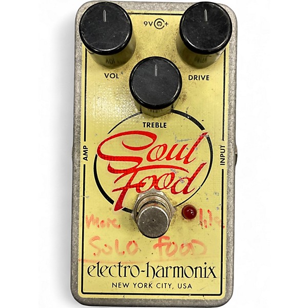 Used Electro-Harmonix Soul Food Overdrive Effect Pedal