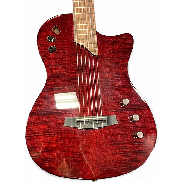 Used Cordoba Stage Garnet Classical Acoustic Electric Guitar